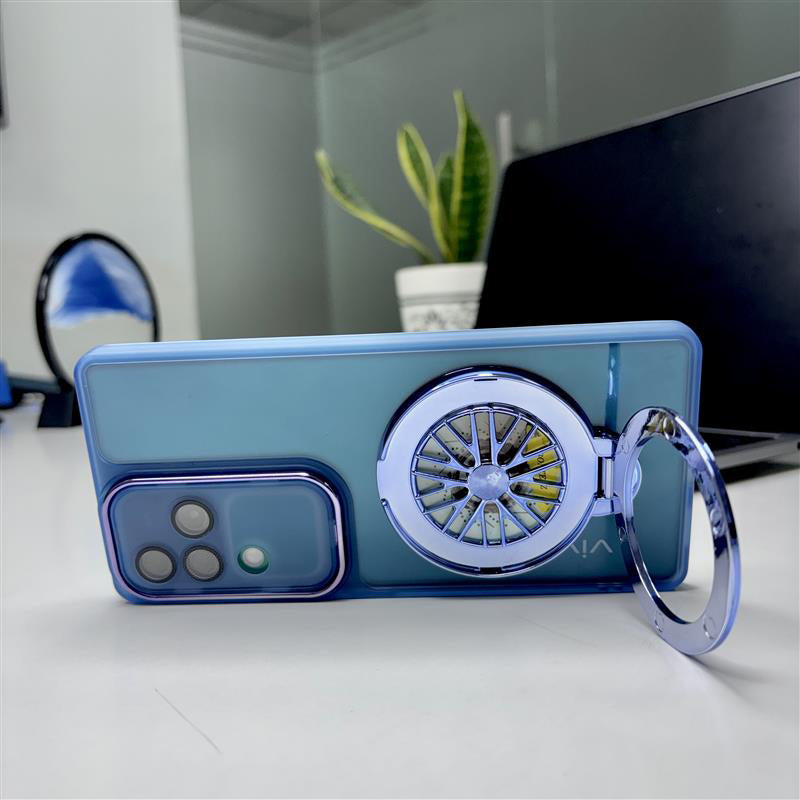 Vivo V30 Pro 5G Luxury Metal Camera Ring Protective Stress Buster Wheel 2.0 Back Cover