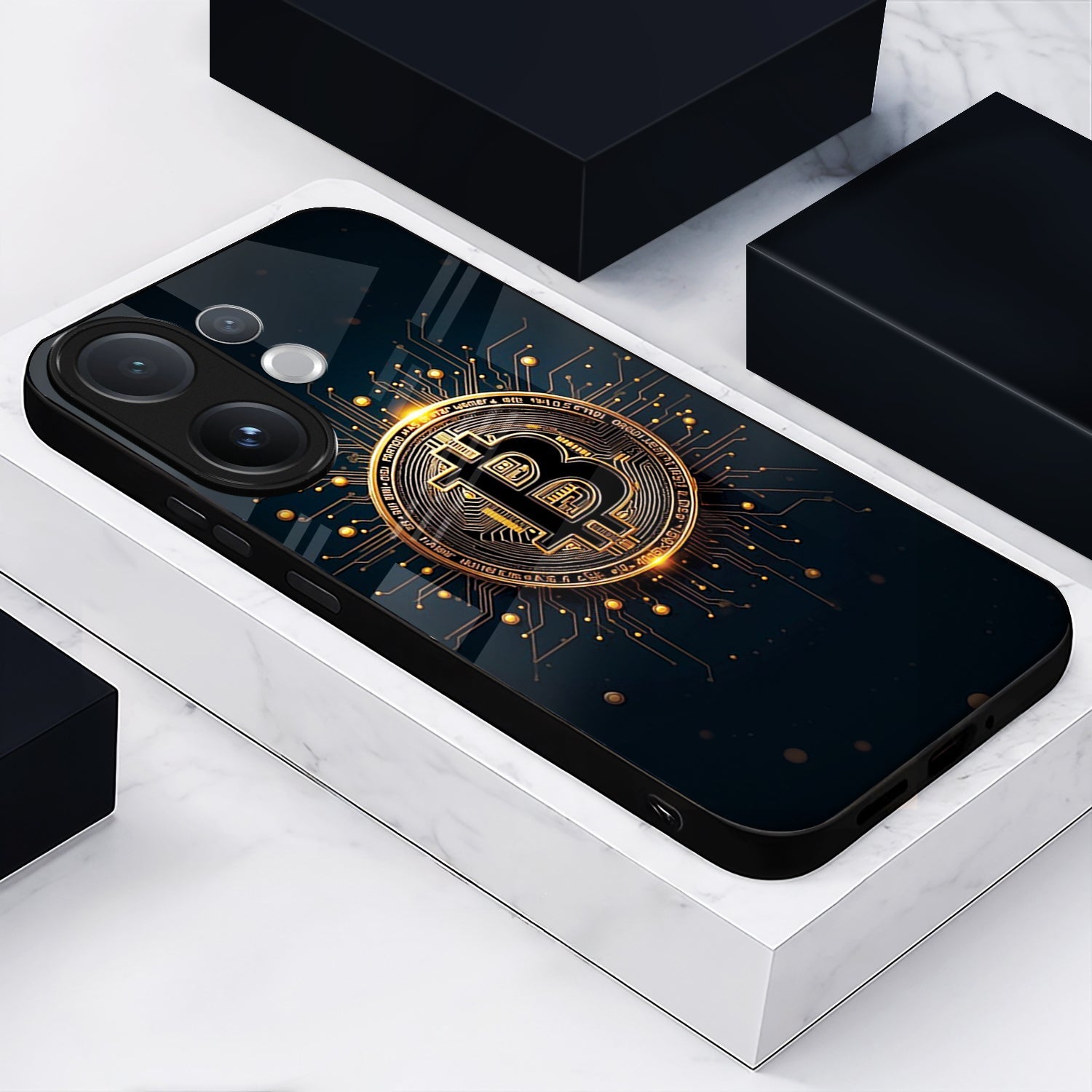 Vivo V60 5G Premium Acrylic Shockproof Glass Back Case (Bitcoin Armor) –  QWERTY CASES