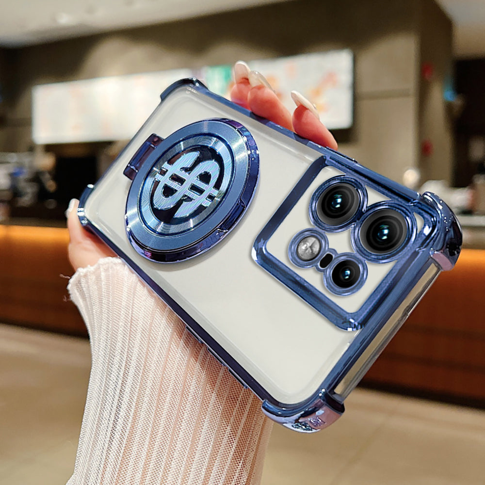 Motorola Edge 50 Pro 5G Four Corner Airbags 100% Original Astro Money Magnet Rotating Dollar Case