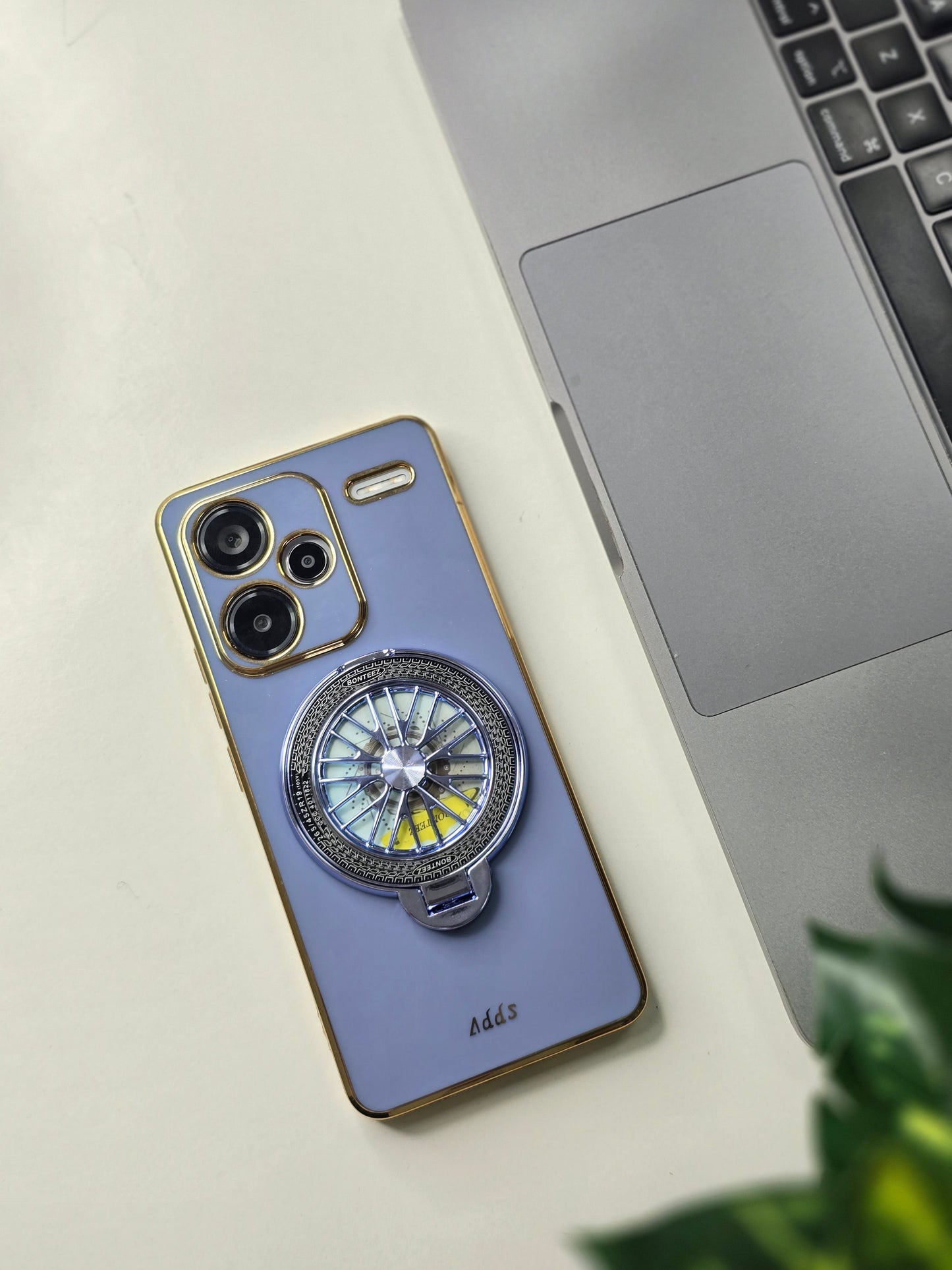 Redmi Note 13 Pro+ 5G Stress Buster Wheel Silicone Scratch Resistant Back Case