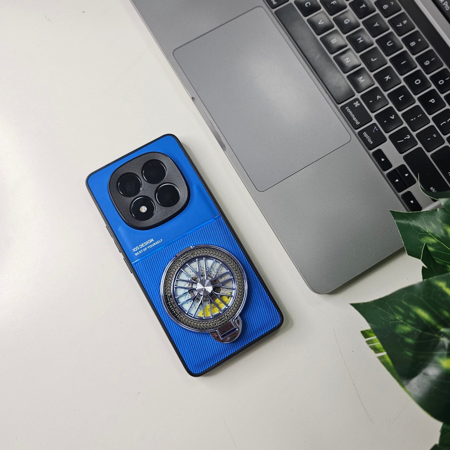 Redmi Note 14 Pro 5G Stress Buster Wheel Hybrid Scratch Resistant Back Case