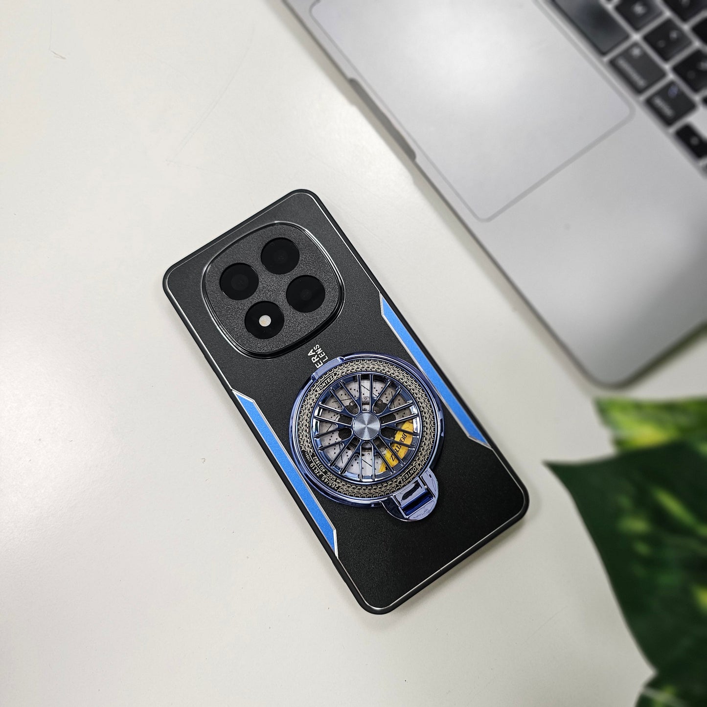 Redmi Note 14 Pro+ 5G Best Selling Stress Buster Aluminium Metal Scratch Resistant Back Case
