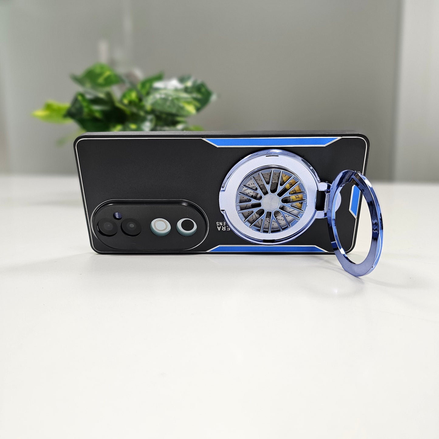 Vivo V40 Pro 5G Stress Buster Wheel Aluminium Metal Scratch Resistant Back Case