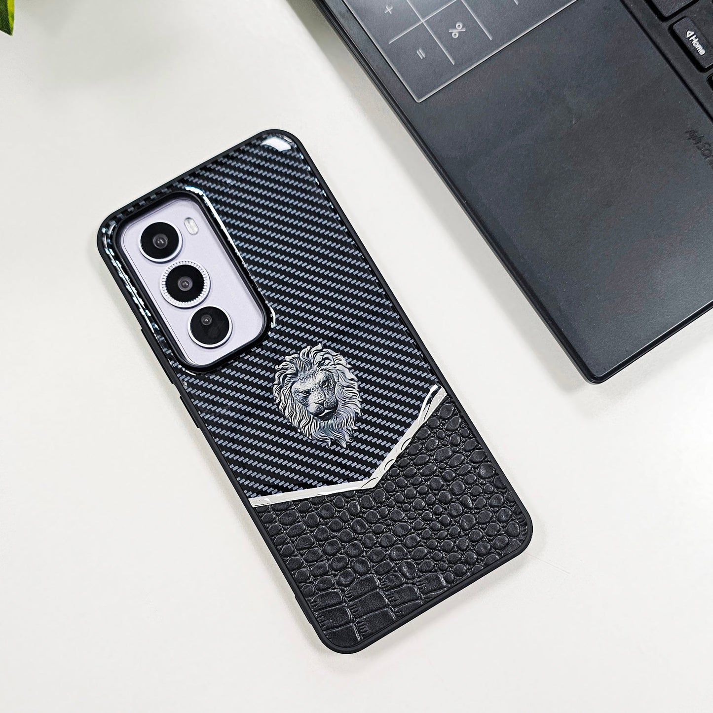 silver black OPPO Reno 12 5G case