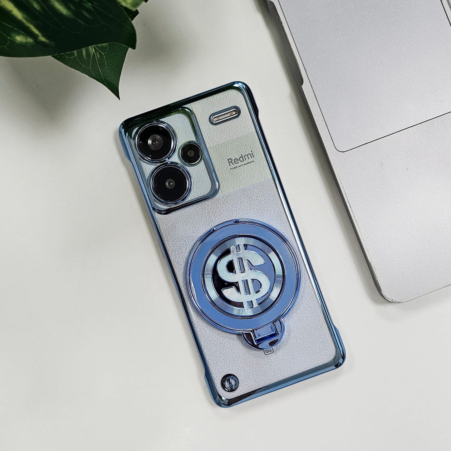 Redmi Note 13 Pro+ 5G Premium Frameless Rotating Dollar Case