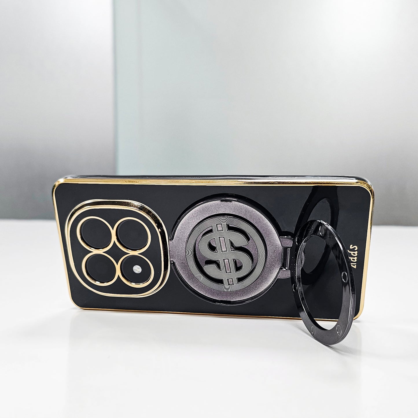 Redmi Note 14 Pro+ 5G Luxury Silicone Money Magnet Rotating Dollar Case