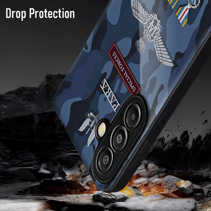 Samsung Galaxy A36 5G Premium Acrylic Shockproof Glass Back Case (Special Forces)