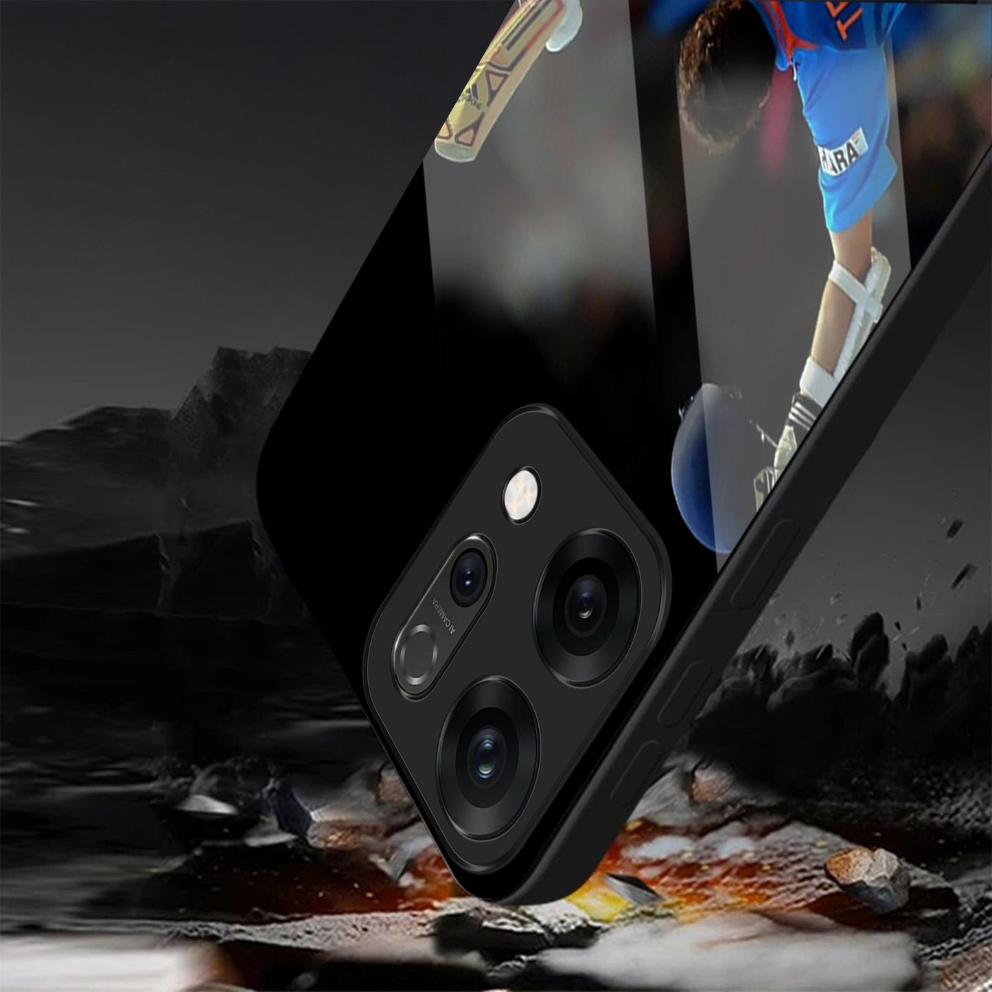 Oppo Reno 14 Printed Glass Back Case