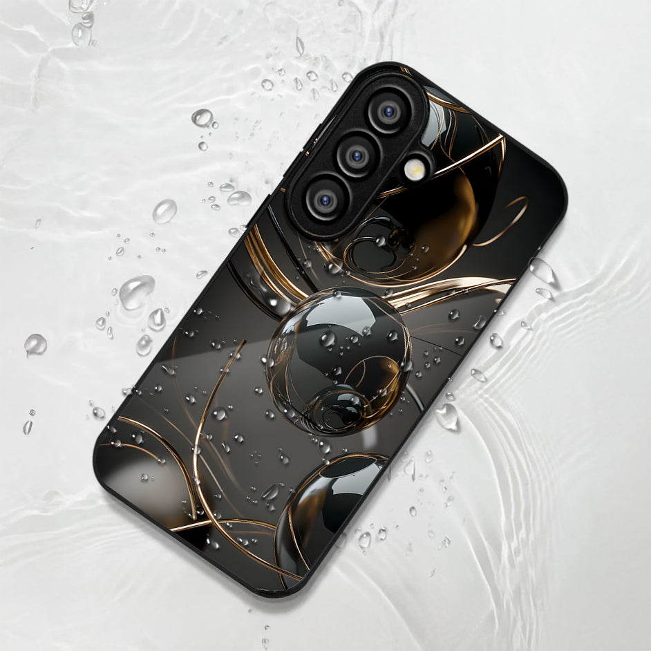Samsung Galaxy A36 5G Premium Acrylic Shockproof Glass Back Case (3D Sphere)
