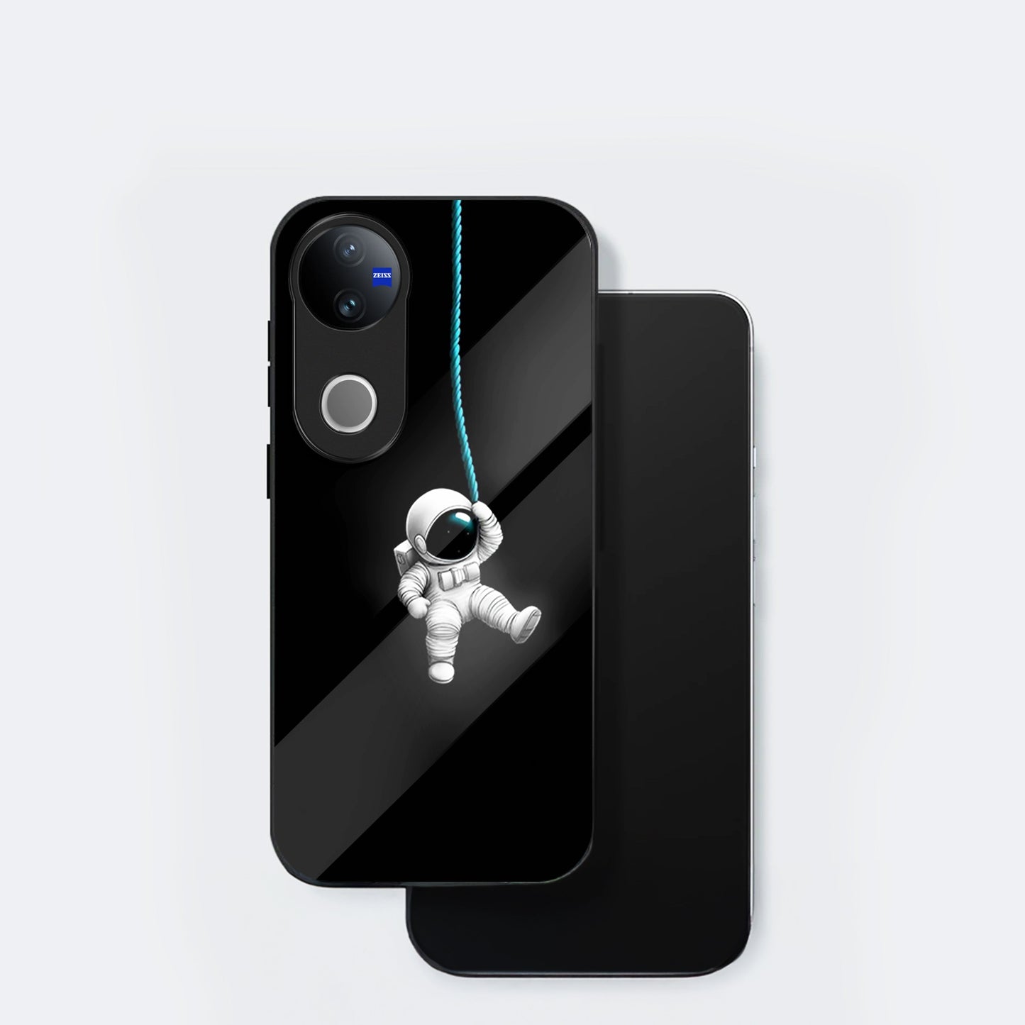 Vivo V50 5G Premium Acrylic Shockproof Glass Back Case (Zero Gravity)