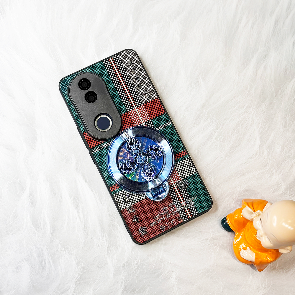 Vivo V50 5G Rich Manifestation Wheel Grid Pattern Back Case