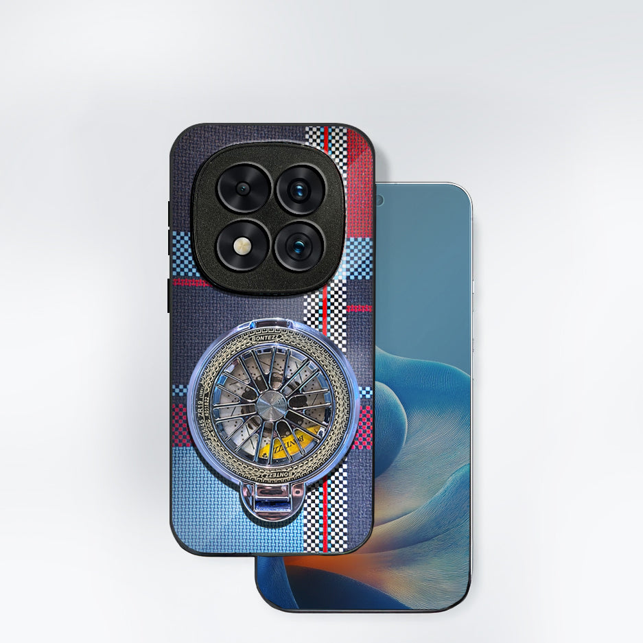 Redmi Note 14 Pro+ 5G Premium Stress Buster Wheel Grid Pattern Back Case