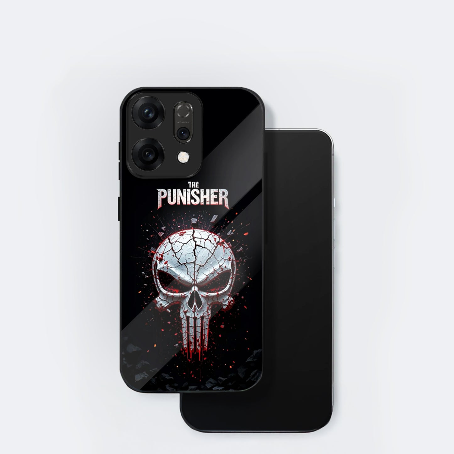 Oppo Reno 14 5G Skull Warrior Aesthetic Glass Case