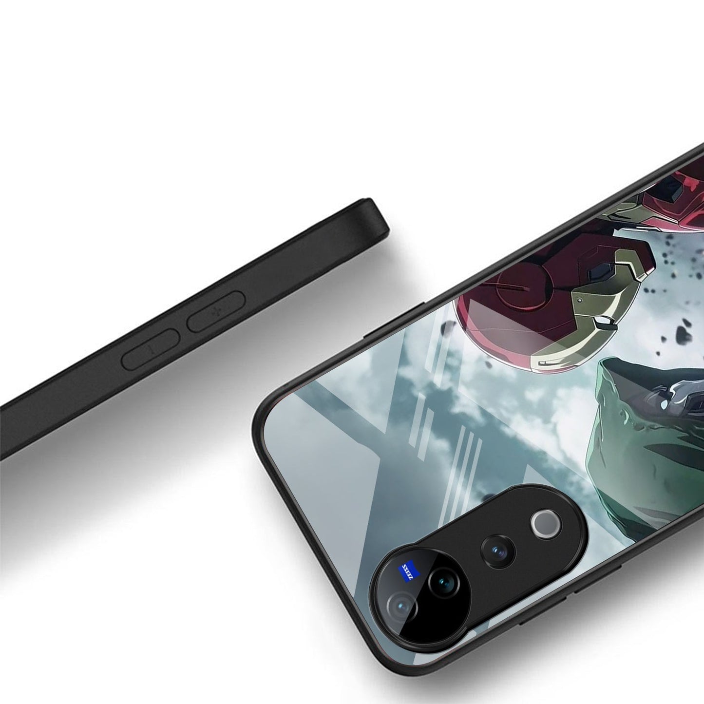 Vivo V40 Pro 5G Premium Acrylic Shockproof Glass Back Case (Battel Case)