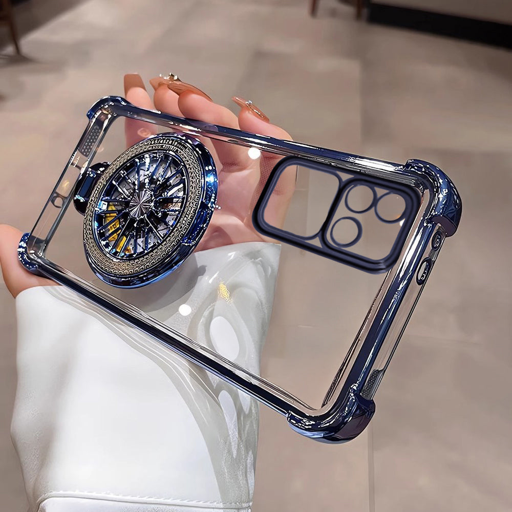 Vivo V30 Pro 5G Premium Stress Buster Wheel Rotating Shockproof Airbags Case