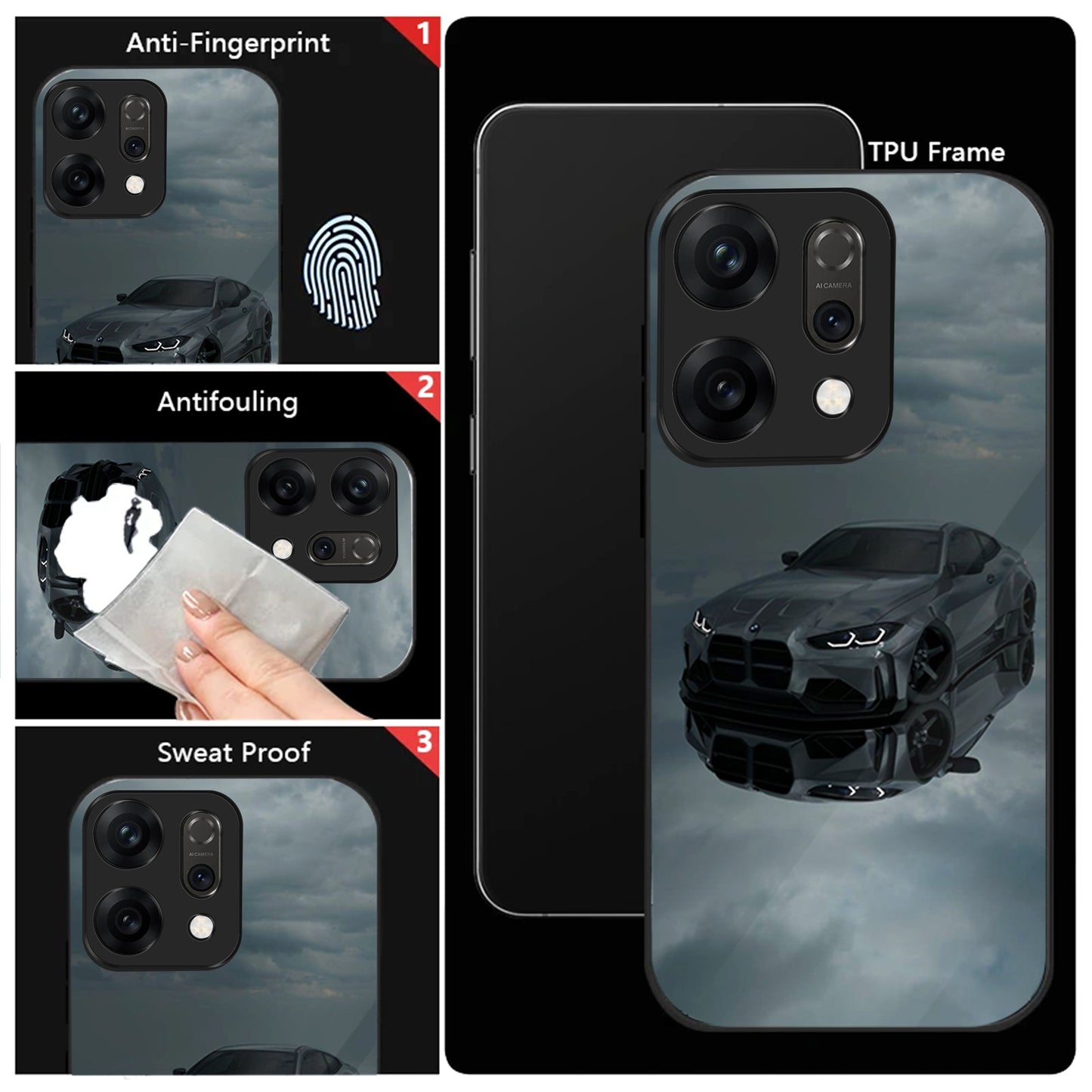 Oppo Reno 14 Acrylic Back Glass Cover