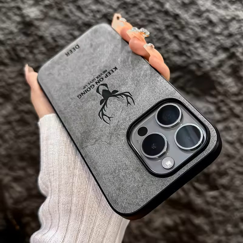 iPhone 14/15 Pro Luxury Shockproof Deer iPhone Case iPhone 14/15 Pro Luxury Shockproof Deer iPhone Case