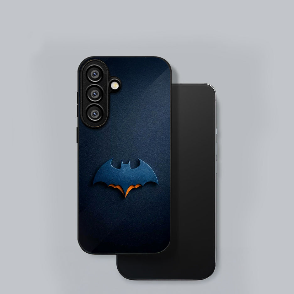 Samsung Galaxy A36 5G Premium Acrylic Shockproof Glass Back Case (Bat Logo)
