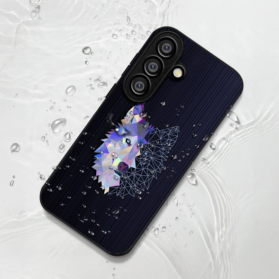 Samsung Galaxy A36 5G Premium Acrylic Shockproof Glass Back Case (Diamond Wolf)
