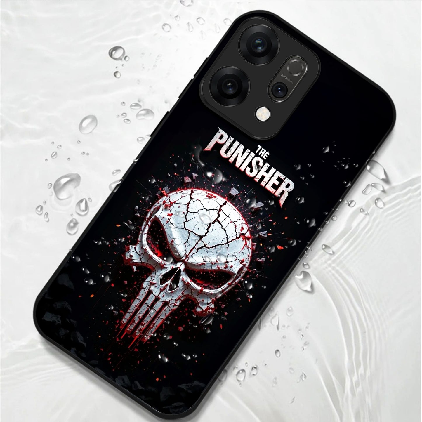 Oppo Reno 14 5G Skull Warrior Aesthetic Glass Case