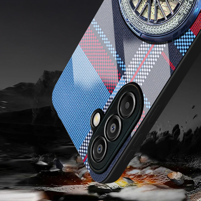 Samsung Galaxy A56 5G Premium Stress Buster Wheel Grid Pattern Back Case