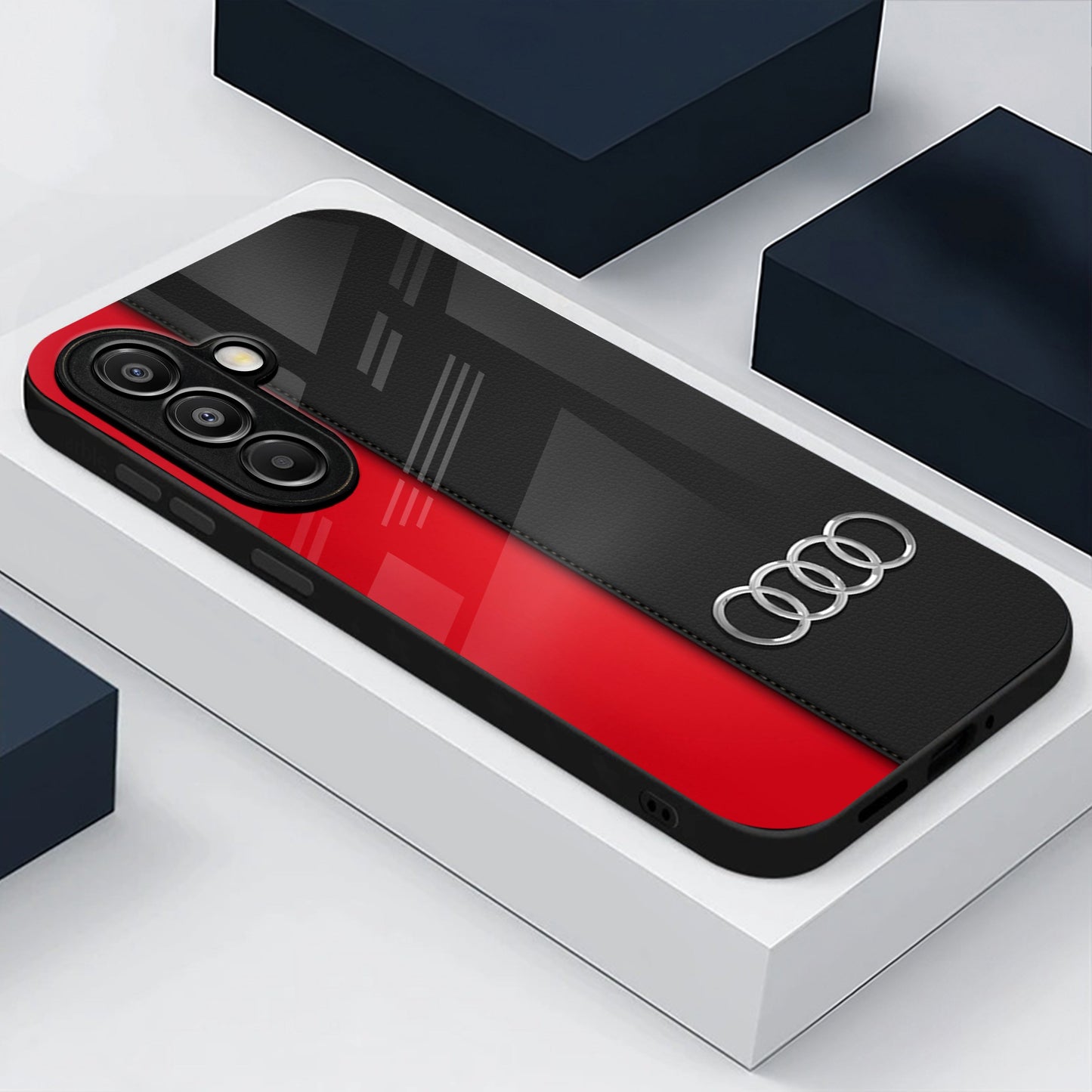 Samsung Galaxy A36 5G Premium Acrylic Shockproof Glass Back Case (Audi)