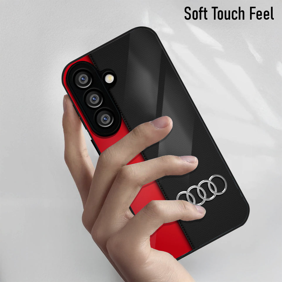Samsung Galaxy A36 5G Premium Acrylic Shockproof Glass Back Case (Audi)