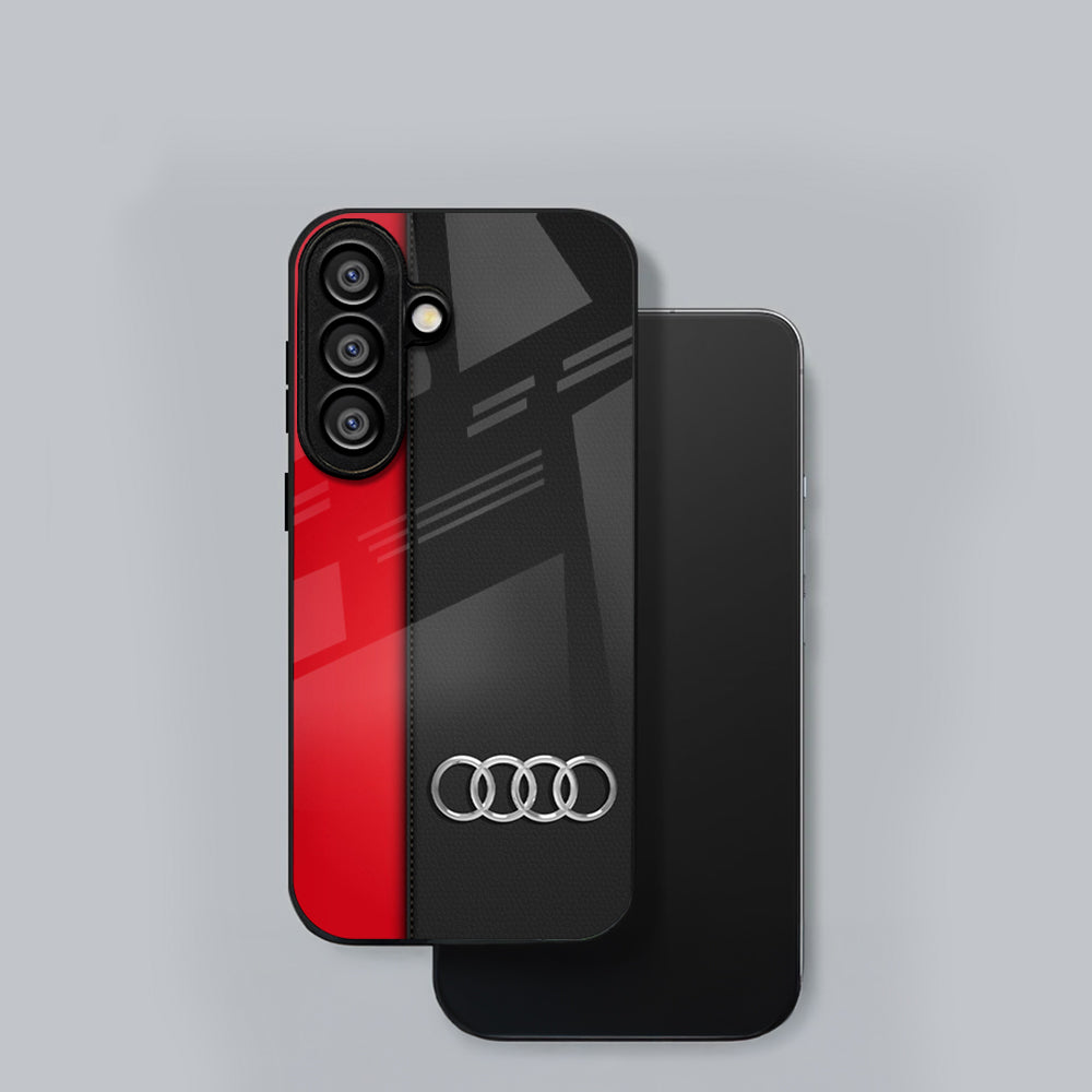 Samsung Galaxy A36 5G Premium Acrylic Shockproof Glass Back Case (Audi)