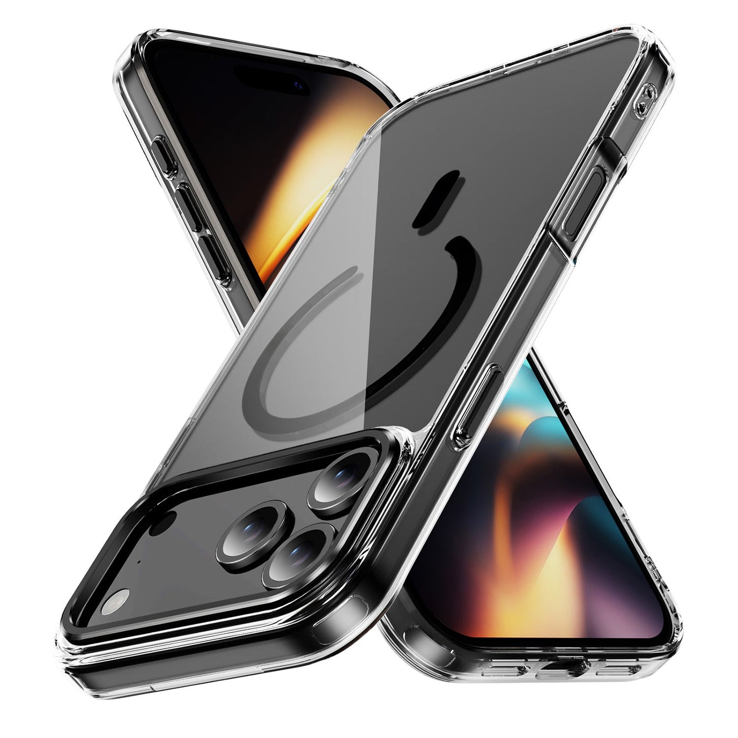 iPhone 17 Pro & 17 Pro Max Electroplating Hybrid Shockproof Bumper Magsafe Case