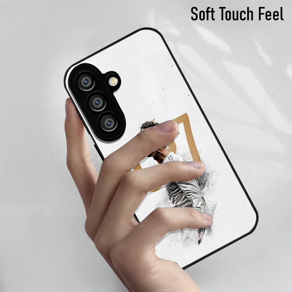 Samsung Galaxy A36 5G Premium Acrylic Shockproof Glass Back Case (CR_7)
