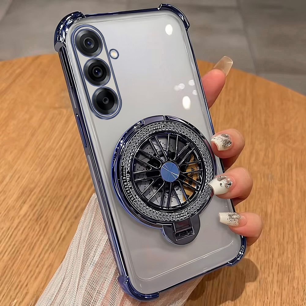 Samsung Galaxy A56 5G Premium Stress Buster Wheel Rotating Shockproof Airbags Case