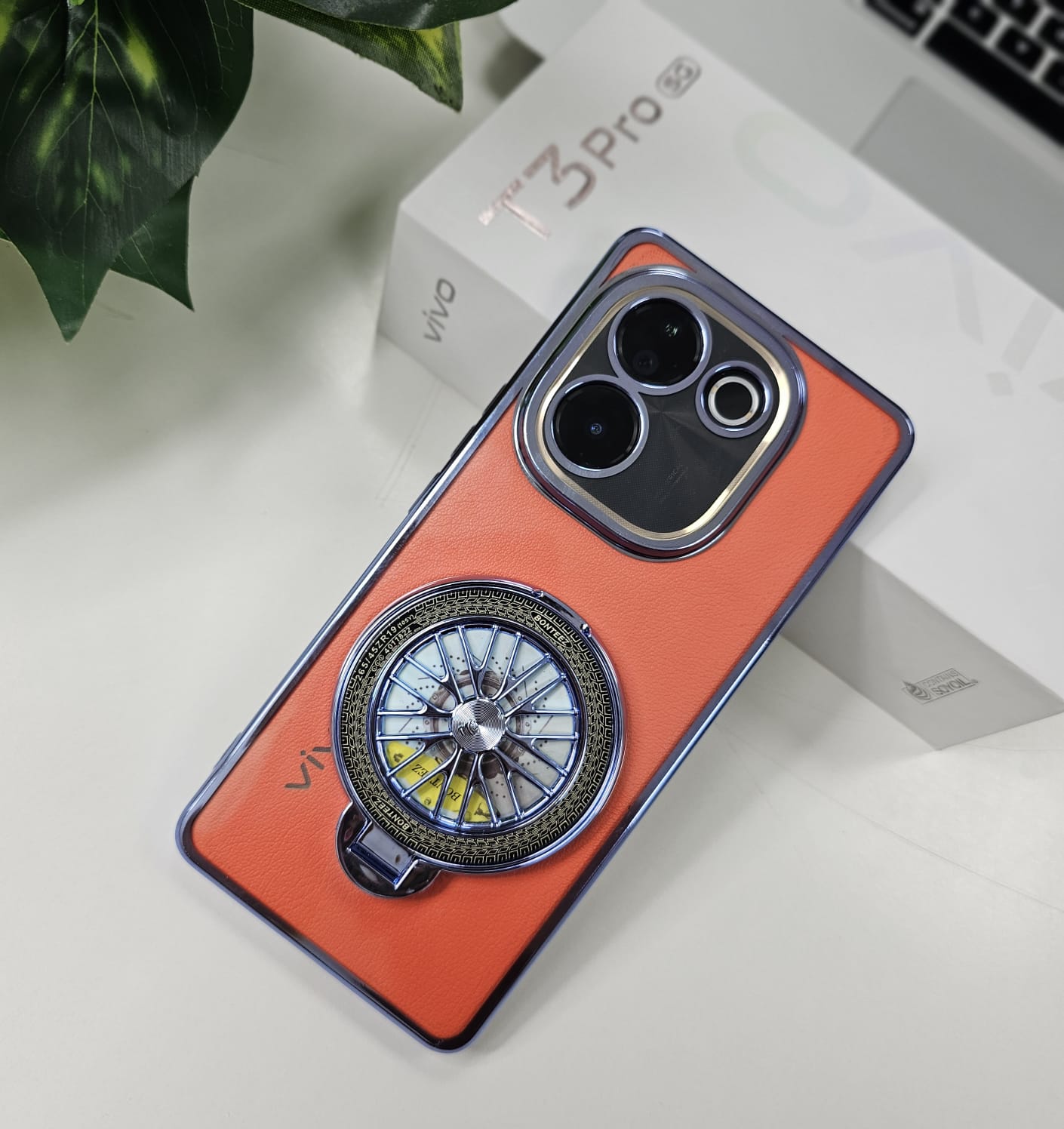 Vivo T3 Pro 5G Ferrari Wheel Electroplating Case