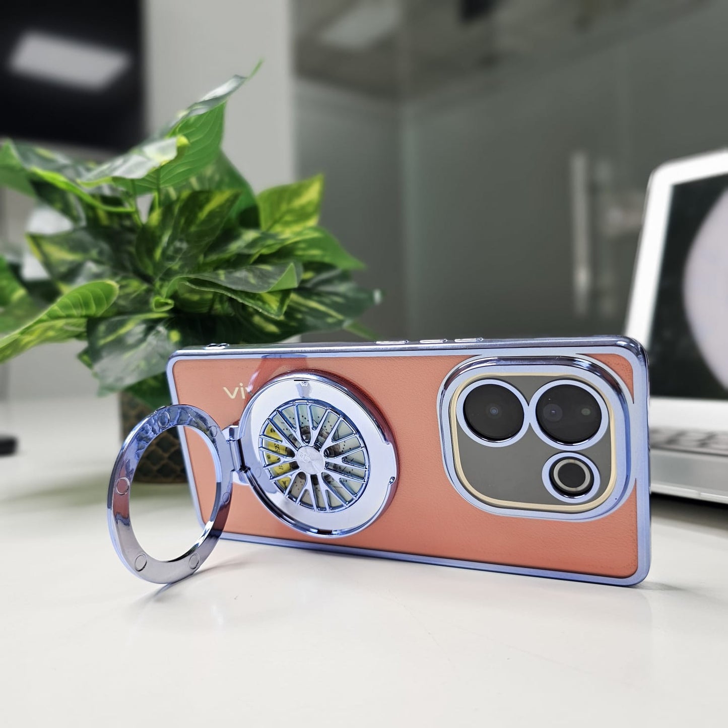 Vivo T3 Pro 5G Ferrari Wheel Electroplating Case