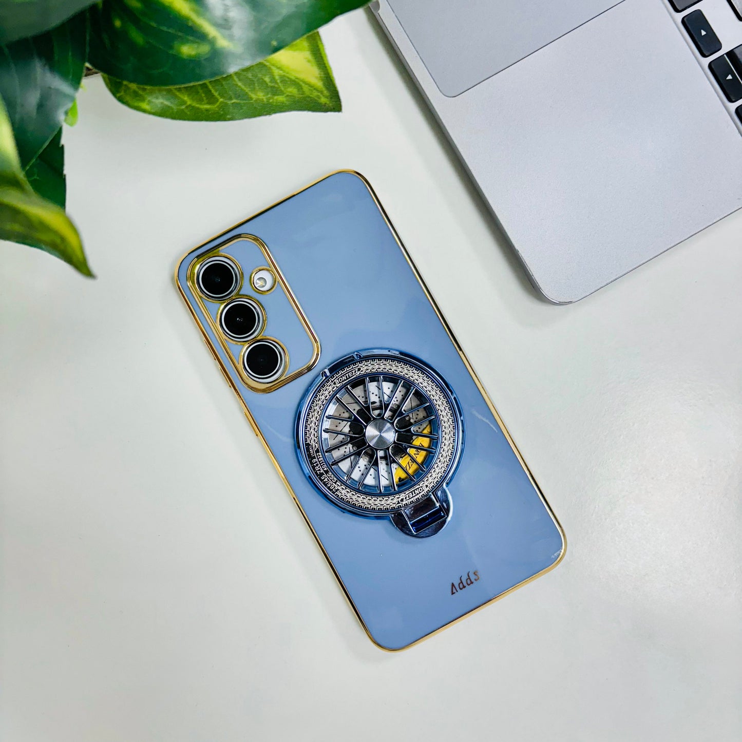 Samsung Galaxy A55 5G Stress Buster Wheel Silicone Scratch Resistant Back Case