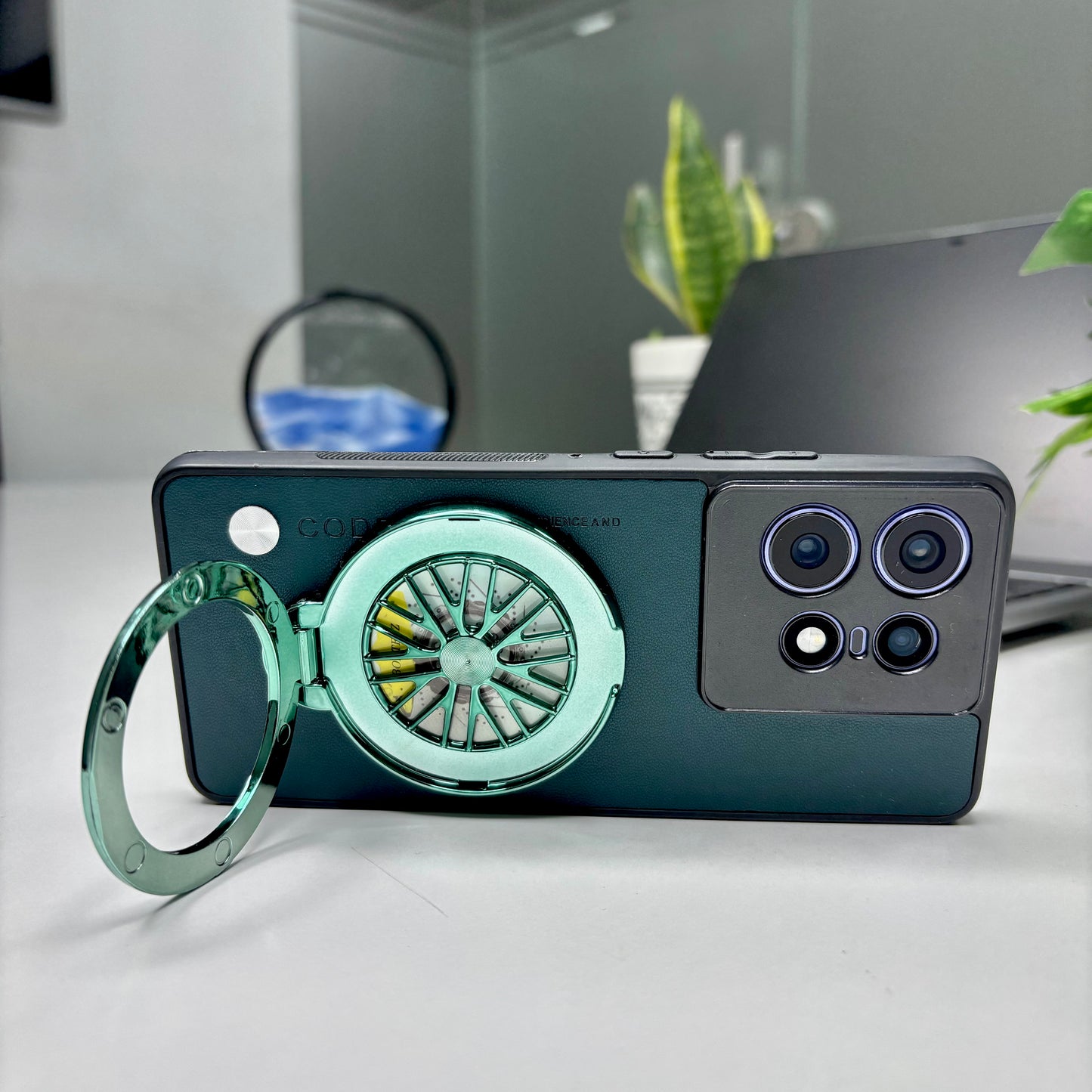 Motorola Edge 50 Pro 5G Stress Buster Wheel Soft Vegan Scratch Resistant Back Case