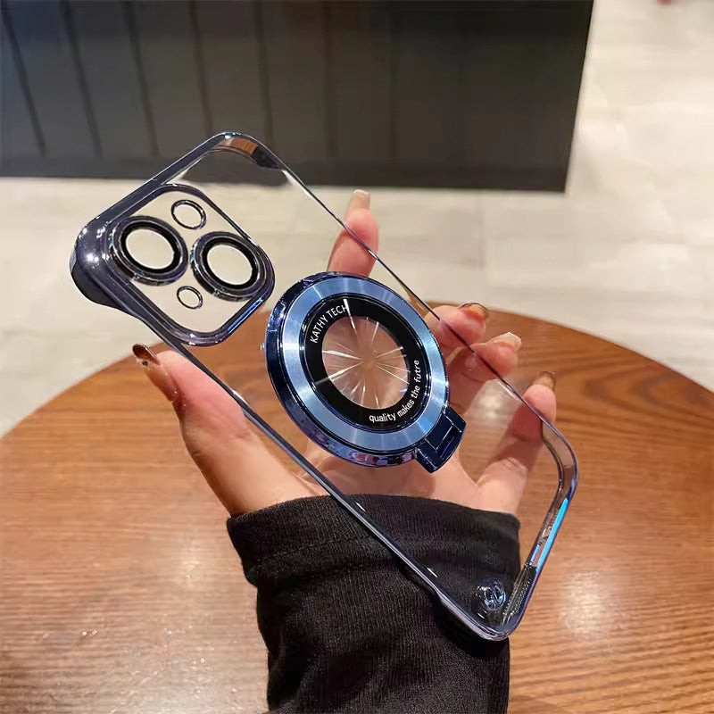 luxury blue iPhone 15 case