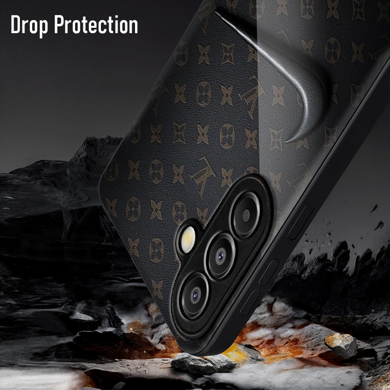 Samsung Galaxy A36 5G Premium Acrylic Shockproof Glass Back Case (Luxury Pattern)