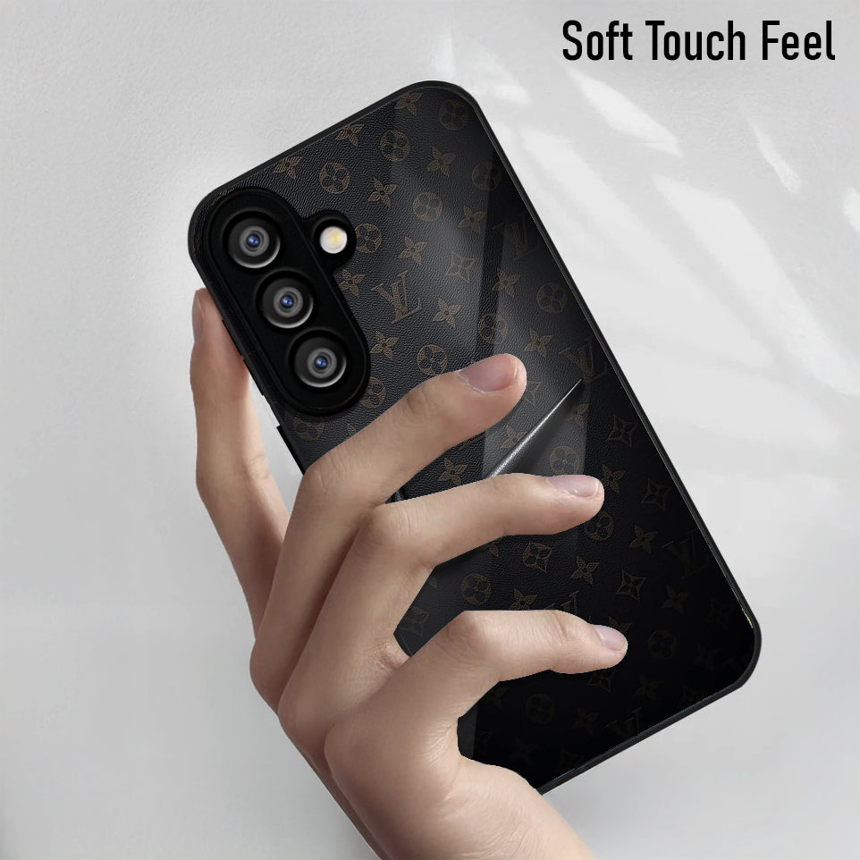 Samsung Galaxy A36 5G Premium Acrylic Shockproof Glass Back Case (Luxury Pattern)