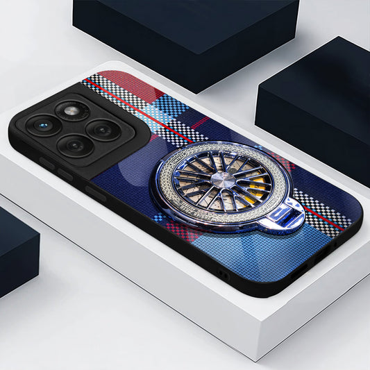 Motorola Edge 60 Fusion 5G Premium Stress Buster Wheel Grid Pattern Back Case