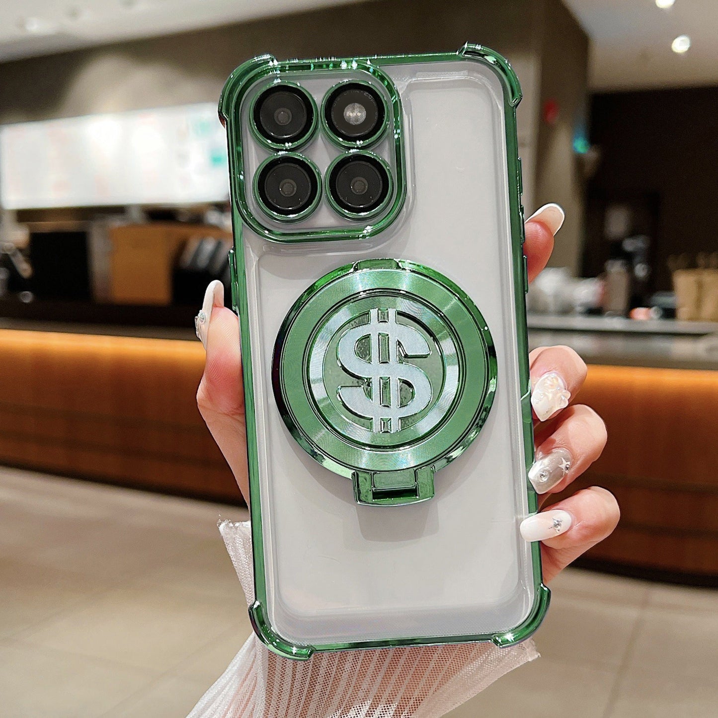 Motorola Edge 70 5G Four Corner Airbags 100% Original Astro Money Magnet Rotating Dollar Case