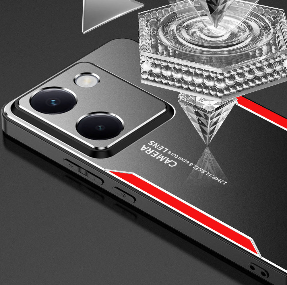 Vivo Y200 Pro 5G Luxury Aluminium Metal Frame Protective Case