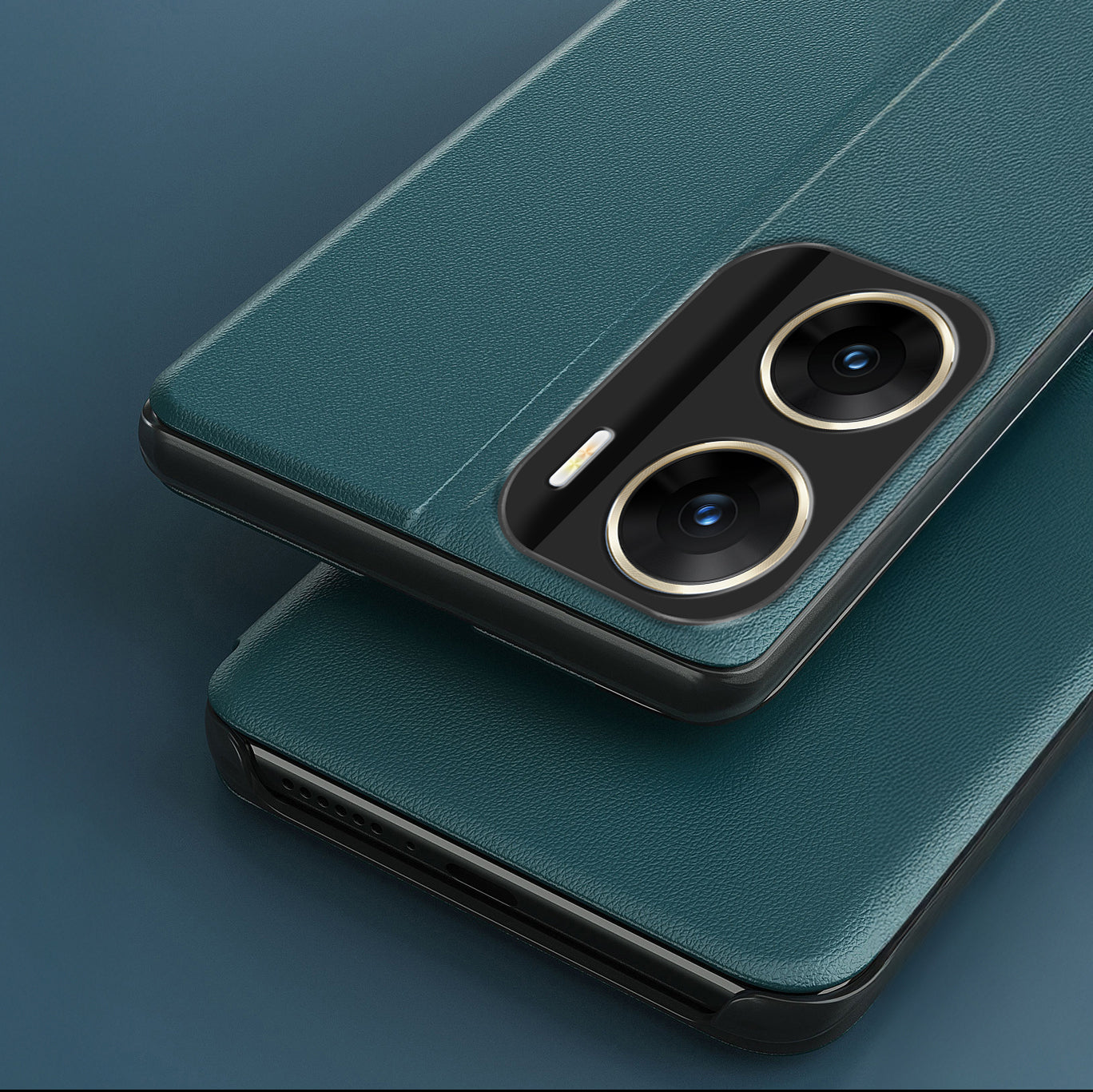 Vivo V29e 5G Luxury Half Window Leather Flip Case