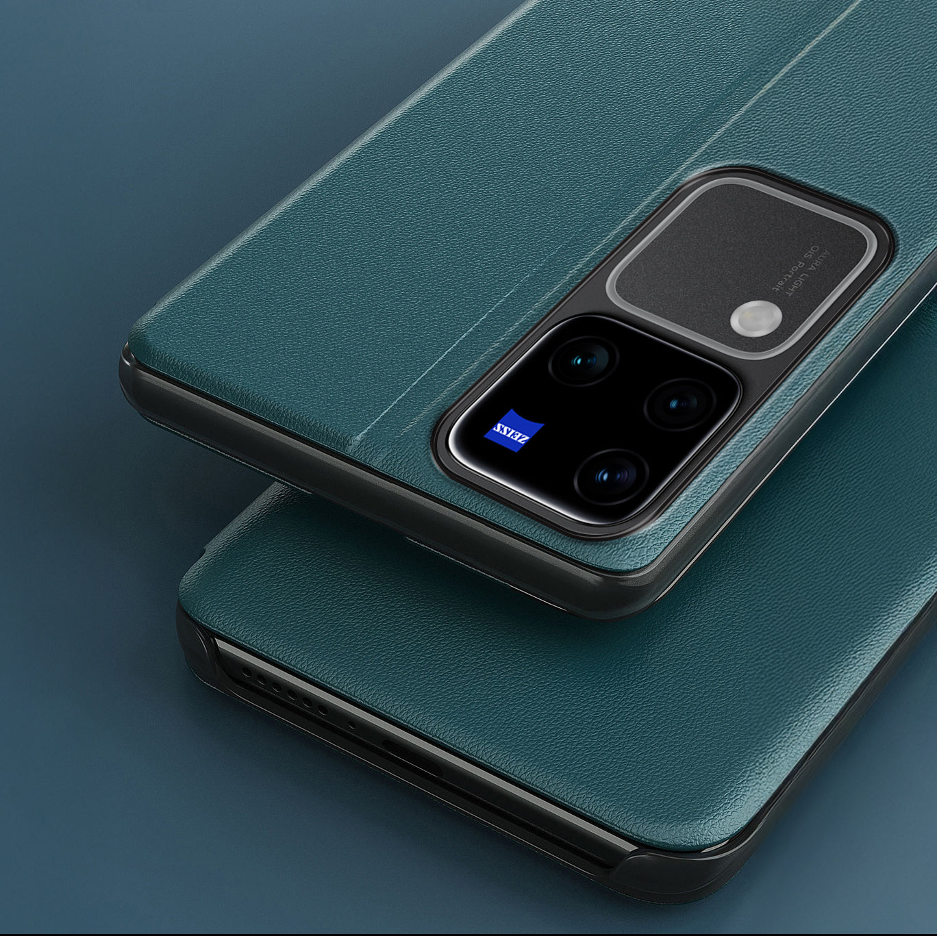 Vivo V30 Pro 5G Luxury Half Window Leather Flip Case