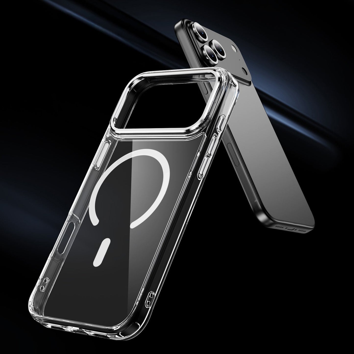 iPhone 17 Pro & 17 Pro Max Electroplating Hybrid Shockproof Bumper Magsafe Case