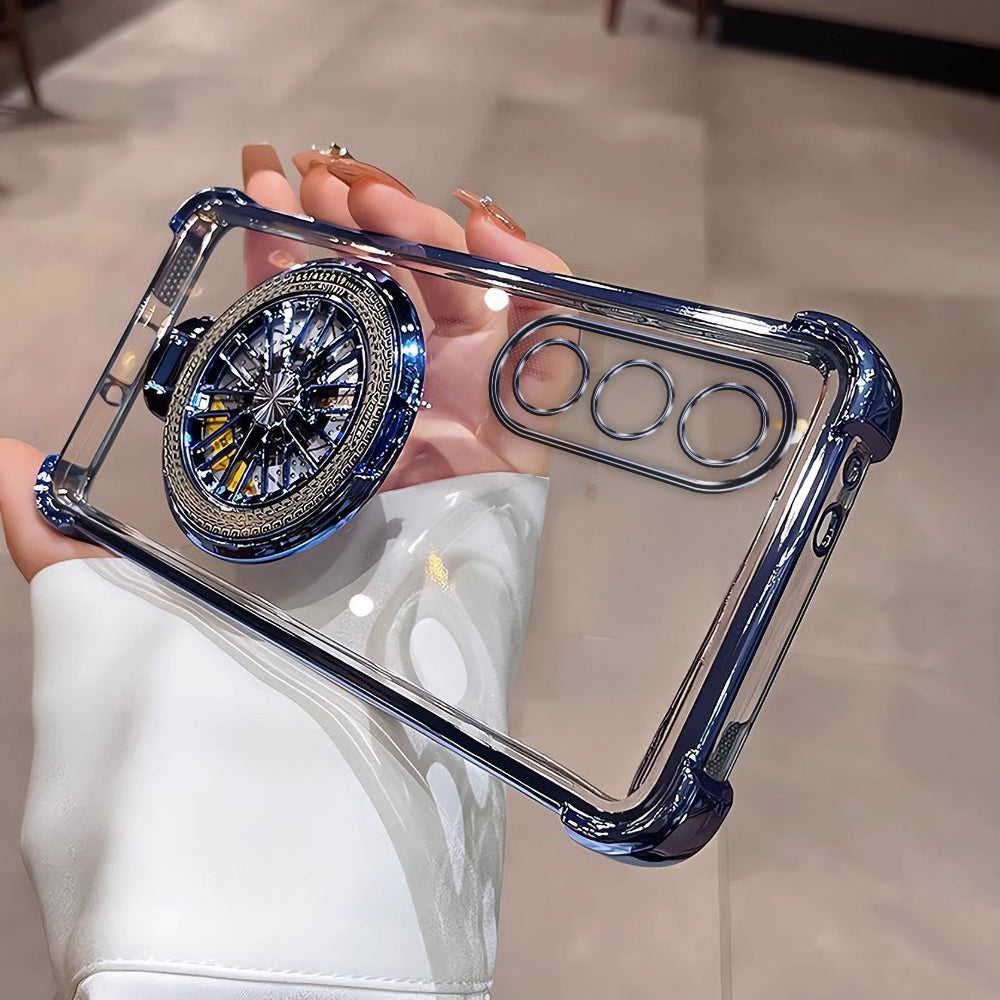 Oppo K12x 5G Premium Stress Buster Wheel Rotating Shockproof Airbags Case