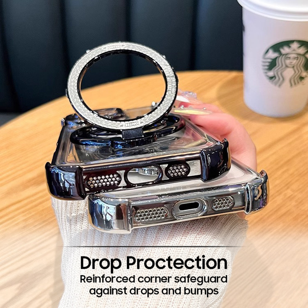 Oppo K12x 5G Premium Stress Buster Wheel Rotating Shockproof Airbags Case