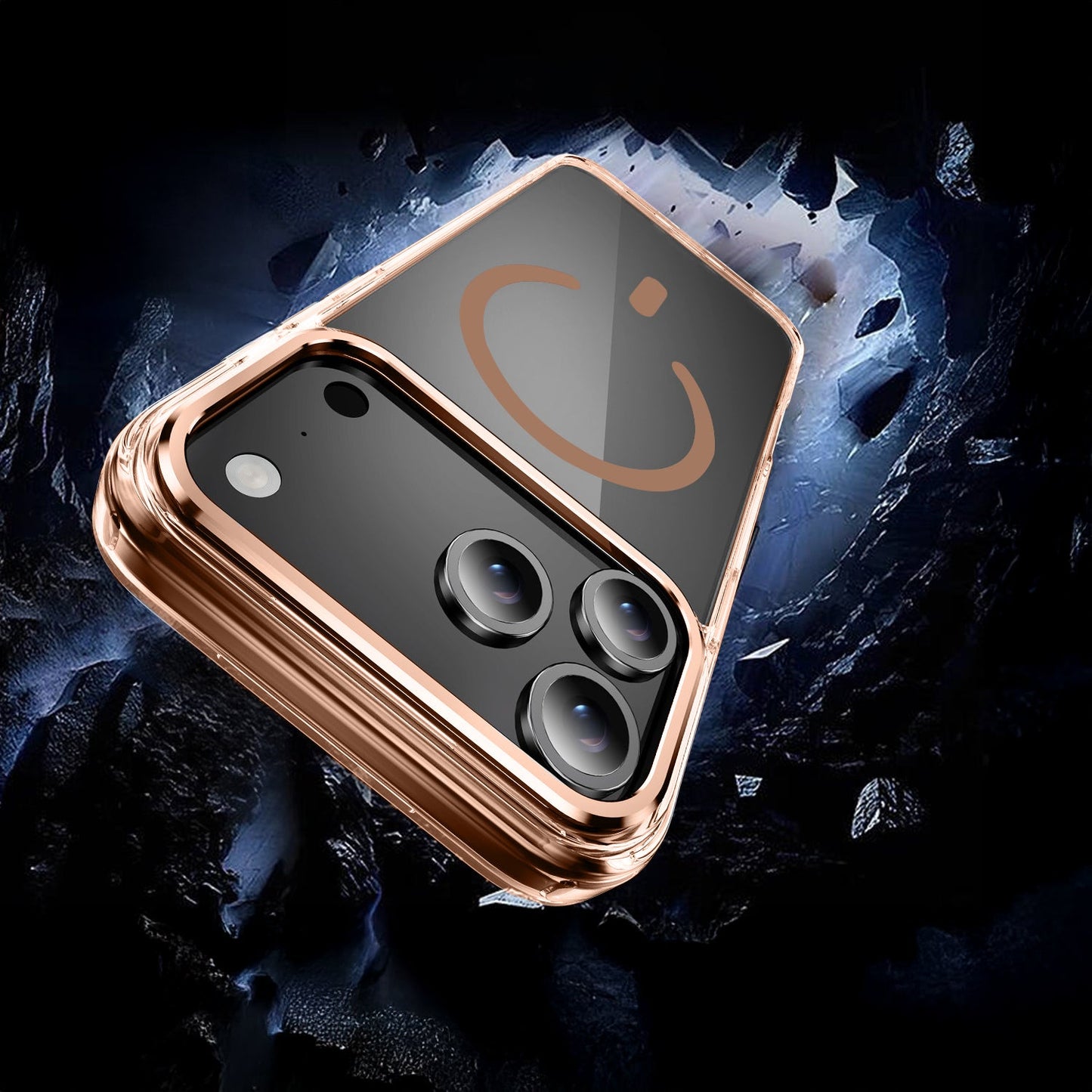 iPhone 17 Pro & 17 Pro Max Electroplating Hybrid Shockproof Bumper Magsafe Case