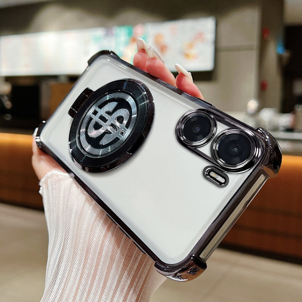 Vivo V29e 5G Four Corner Airbags 100% Original Astro Money Magnet Rotating Dollar Case