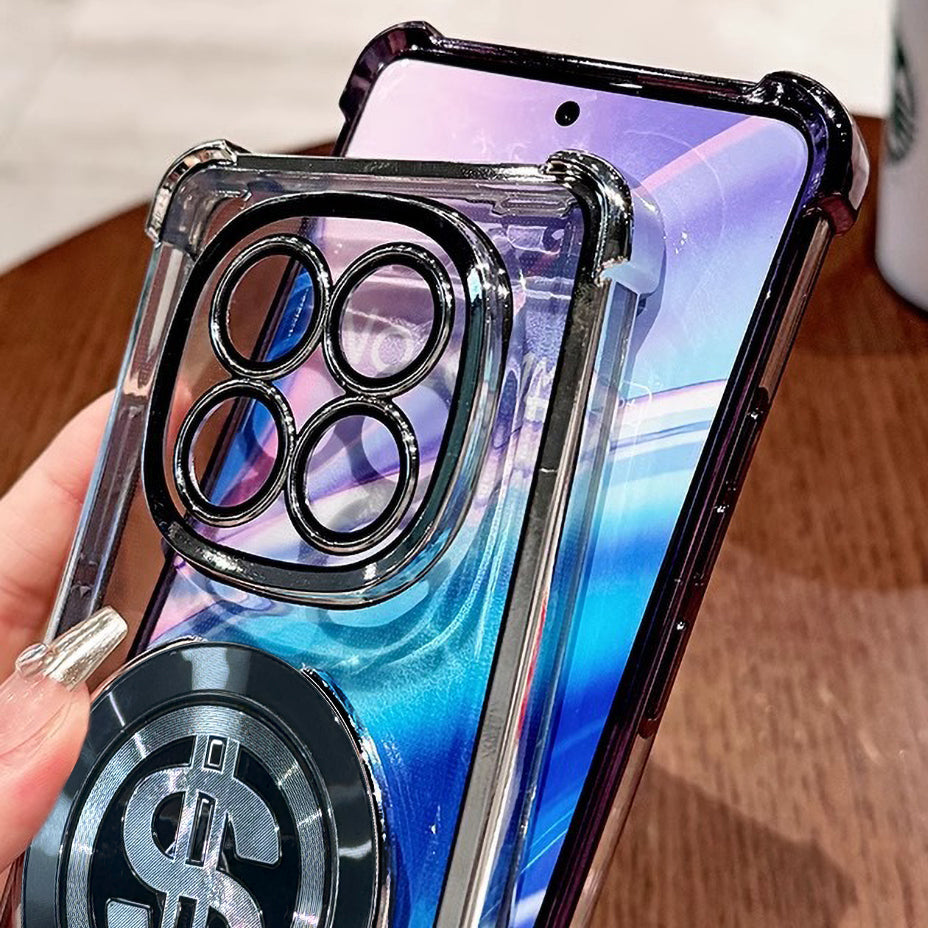 Oppo F29 5G Four Corner Airbags 100% Original Astro Money Magnet Rotating Dollar Case
