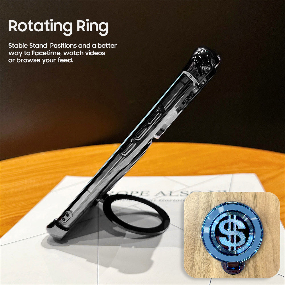 Vivo V27/V27 Pro 5G Four Corner Airbags 100% Original Astro Money Magnet Rotating Dollar Case